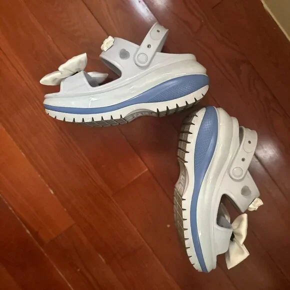 Crocs Mega Crush Coquette CUSTOMIZED! sandal - sz 8 - Picture 4 of 5